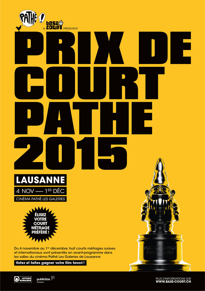 Affiche de Prix de Court Pathé 2015