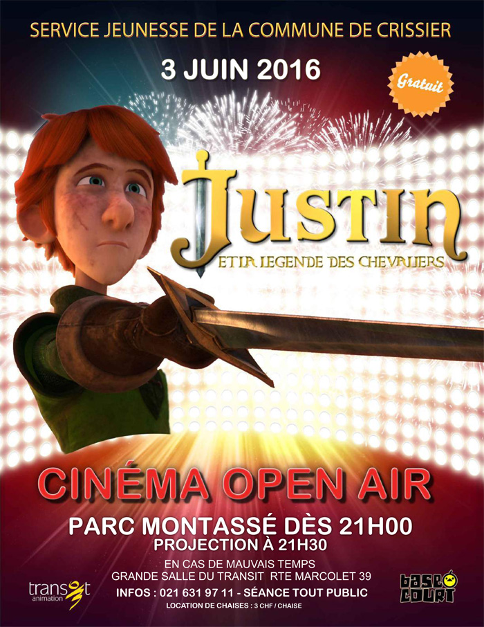 Open Air Crissier 2016 - Justin et la Légende des chevaliers