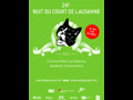 Affiche de la 24e Nuit du Court de Lausanne