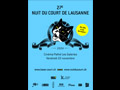 Affiche de la 27e Nuit du Court de Lausanne